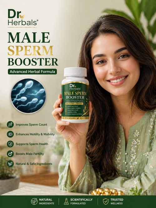 Dr Herbals Male Fertility Support Capsules - Pack of 60