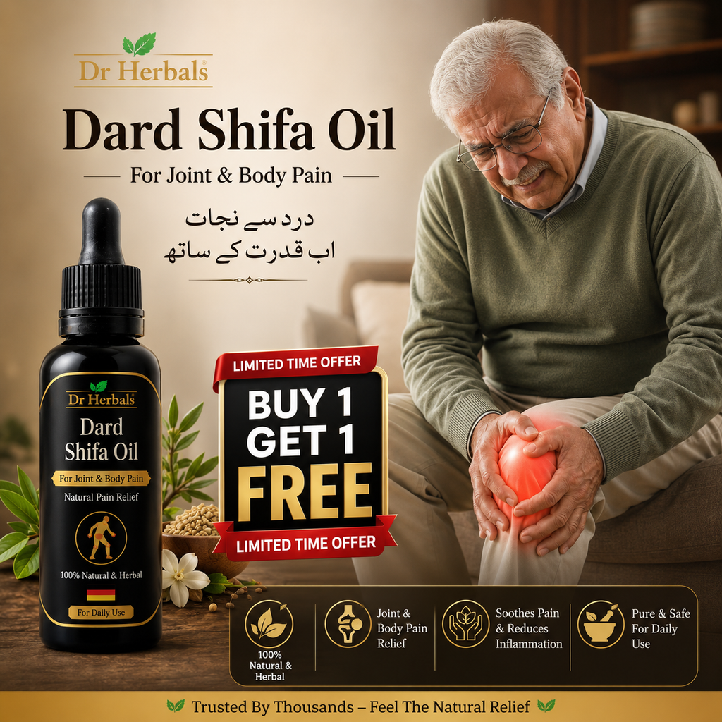 🔥 Buy 1 Get 1 FREE🔥  Dard Shifa Oil Joint, Knee & Muscle Relief Herbal Oil