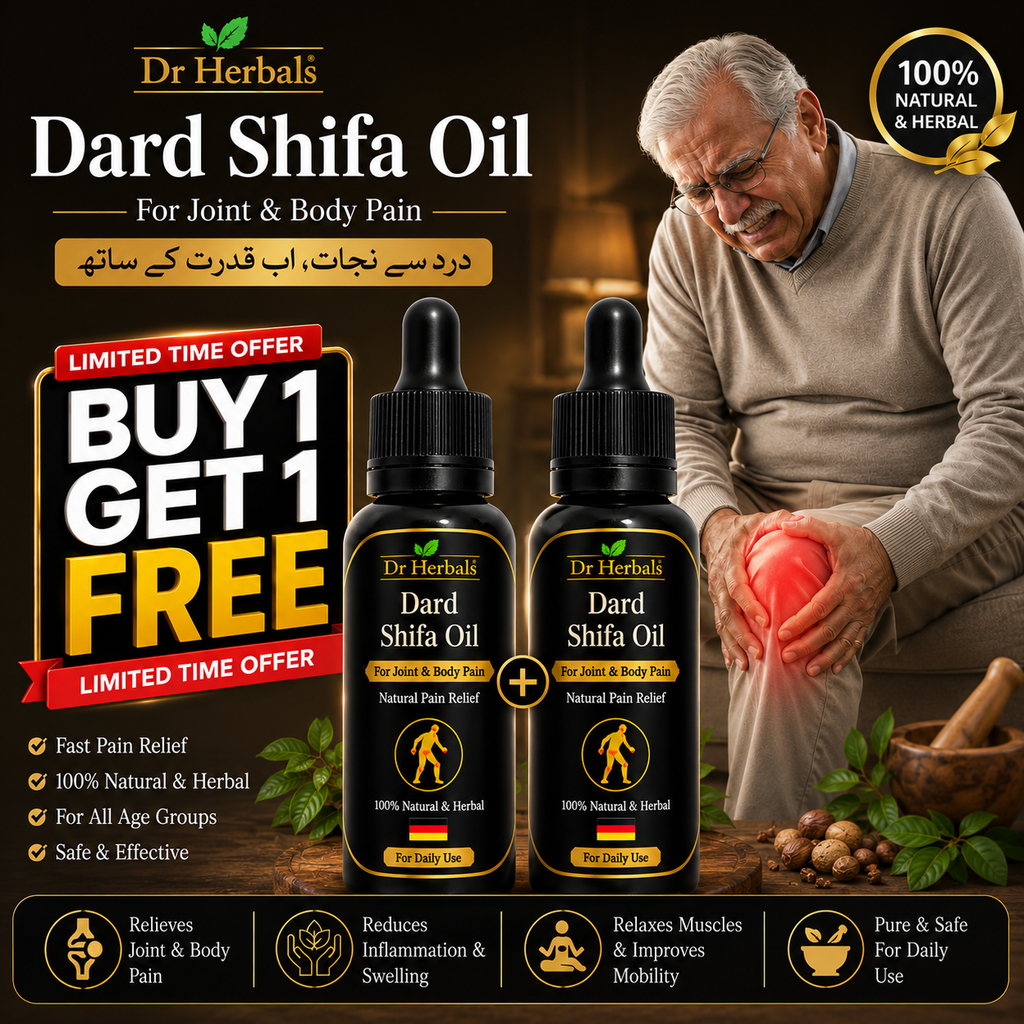 🔥 Buy 1 Get 1 FREE🔥  Dard Shifa Oil Joint, Knee & Muscle Relief Herbal Oil