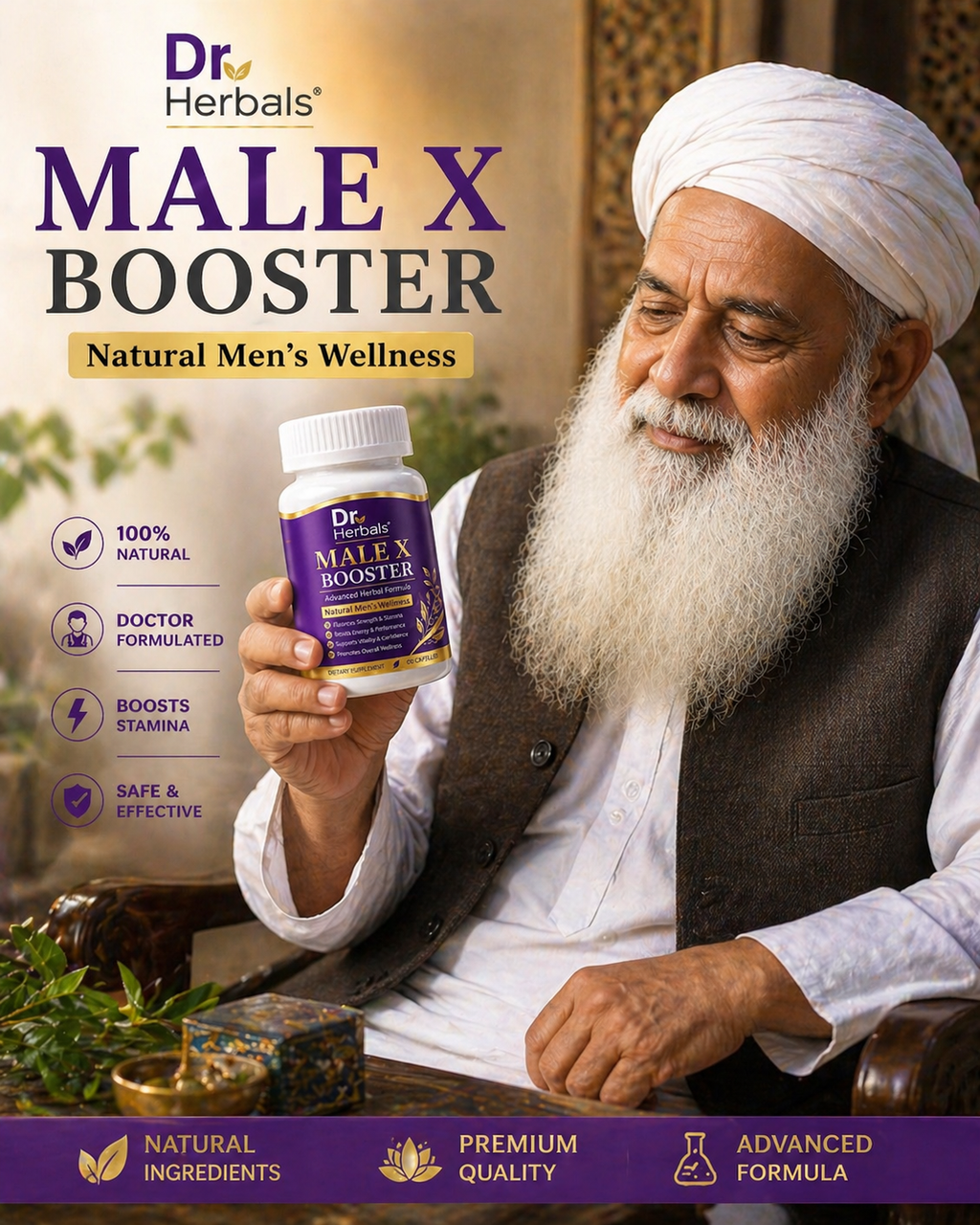 Dr Herbals Male X Booster For Men