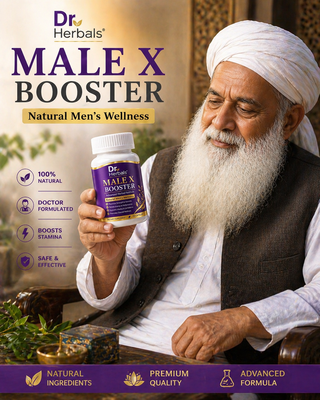 Dr Herbals Male X Booster - Pack of 60