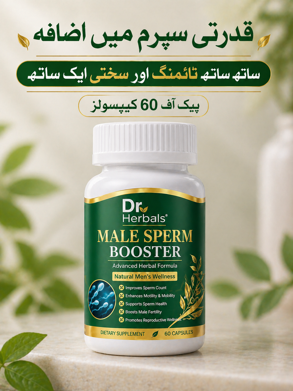Dr Herbals Male Fertility Support Capsules
